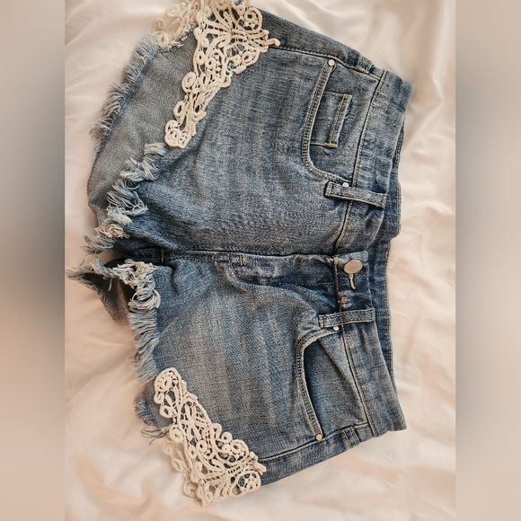 Woman's Jean shorts Gray size 26 - Picture 1 of 2